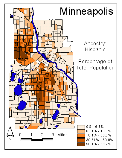 Map of Hispanic Ancestry
