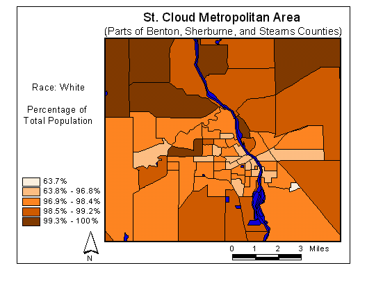 Race Map: White