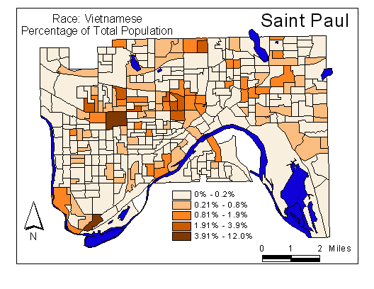 Race Map: Vietnamese